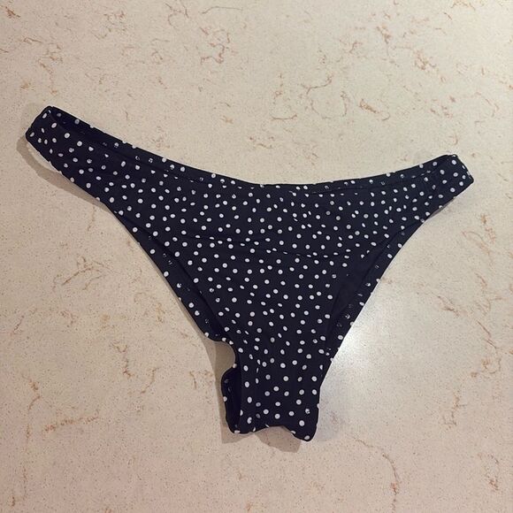 Victoria’s Secret cheeky polka dot bikini bottoms SZ large - Picture 1 of 5